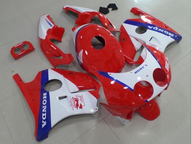 Affordable 1991-1998 Blue Red White Honda CBR250RR MC22 Replacement Motorcycle Fairings