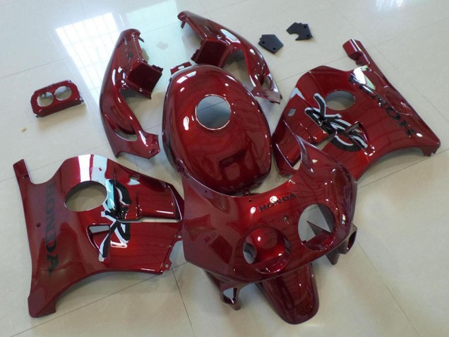 Affordable 1991-1998 Dark Red Honda CBR250RR MC22 Bike Fairing Kit Affordable 1991-1998 Dark Red Honda CBR250RR MC22 Bike Fairing Kit