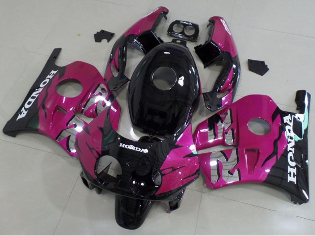 Affordable 1991-1998 Pink Black Honda CBR250RR MC22 Motor Fairings Affordable 1991-1998 Pink Black Honda CBR250RR MC22 Motor Fairings