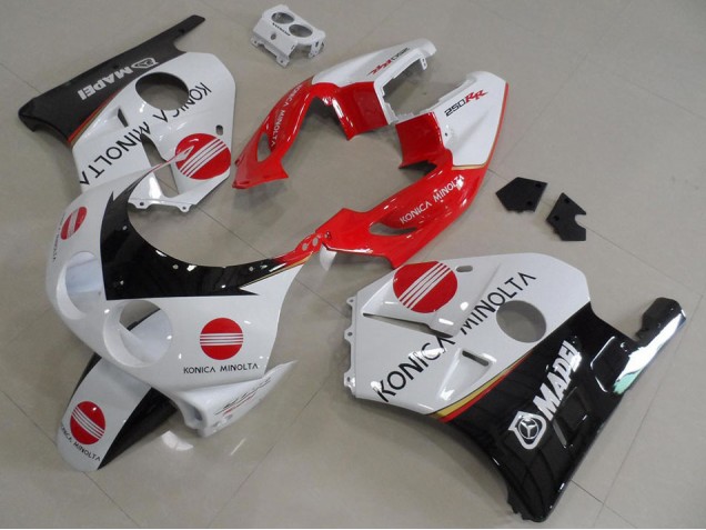 Affordable 1991-1998 Red Konica Honda CBR250RR MC22 Motorcycle Fairing Affordable 1991-1998 Red Konica Honda CBR250RR MC22 Motorcycle Fairing