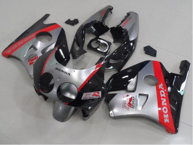 Affordable 1991-1998 Silver Black Red Honda CBR250RR MC22 Motorcycle Fairing Kits Affordable 1991-1998 Silver Black Red Honda CBR250RR MC22 Motorcycle Fairing Kits