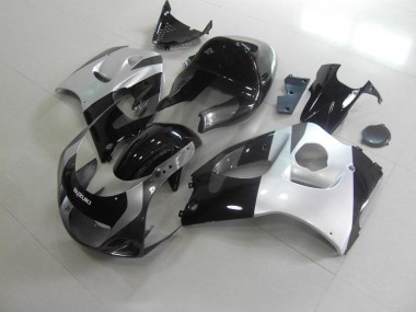 Affordable 1996-2000 Silver Grey No Decals Suzuki GSXR 600 Replacement Fairings