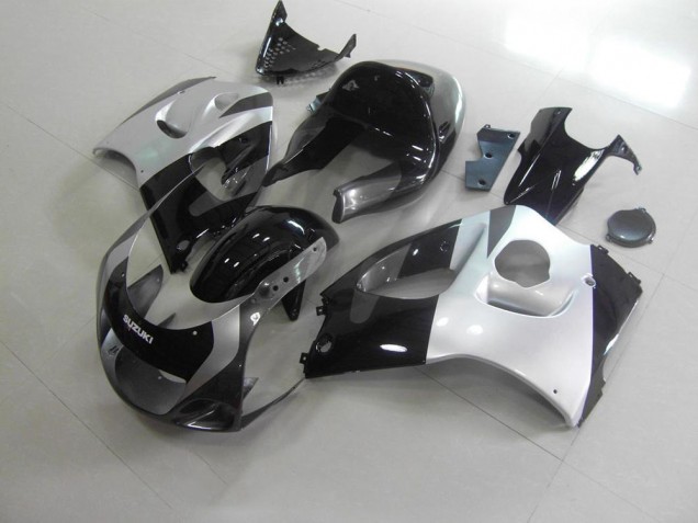 Affordable 1996-2000 Silver Grey No Decals Suzuki GSXR 600 Replacement Fairings Affordable 1996-2000 Silver Grey No Decals Suzuki GSXR 600 Replacement Fairings