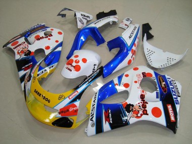 Affordable 1996-2000 Pepe Phone Suzuki GSXR 600 Motorcylce Fairings