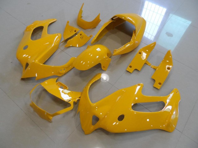 Affordable 1997-2005 Yellow Honda VTR1000F Motorcyle Fairings