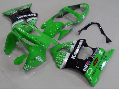 Affordable 1998-1999 Green Black Kawasaki ZX6R Motorbike Fairing