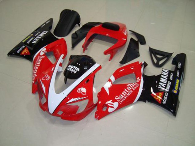 Affordable 1998-1999 Red Black White Yamaha YZF R1 Motorbike Fairing Affordable 1998-1999 Red Black White Yamaha YZF R1 Motorbike Fairing