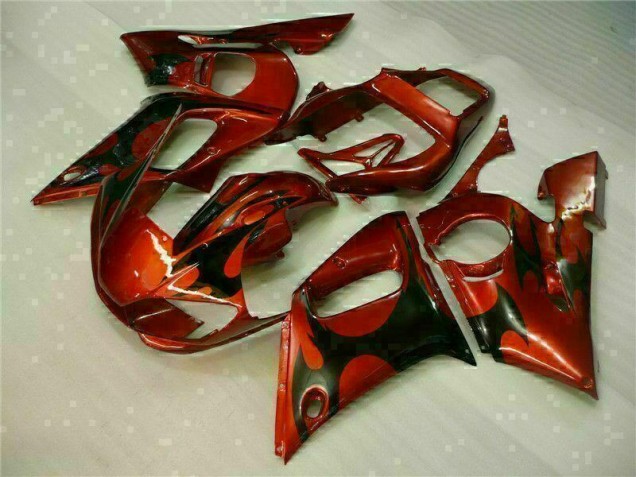 Affordable 1998-2002 Brown Yamaha YZF R6 Bike Fairing Kit
