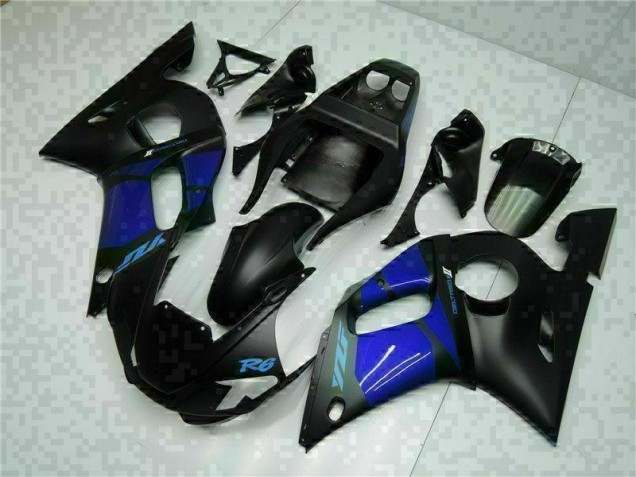 Affordable 1998-2002 Blue Black Yamaha YZF R6 Bike Fairing Kit Affordable 1998-2002 Blue Black Yamaha YZF R6 Bike Fairing Kit
