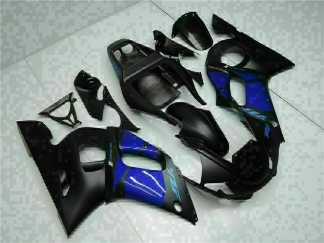 Affordable 1998-2002 Blue Black Yamaha YZF R6 Bike Fairing Kit Affordable 1998-2002 Blue Black Yamaha YZF R6 Bike Fairing Kit