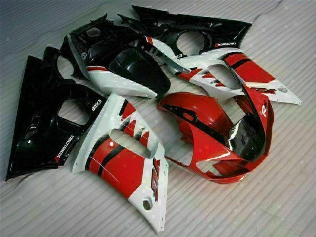 Affordable 1998-2002 Red Black Yamaha YZF R6 Motorcycle Bodywork Affordable 1998-2002 Red Black Yamaha YZF R6 Motorcycle Bodywork