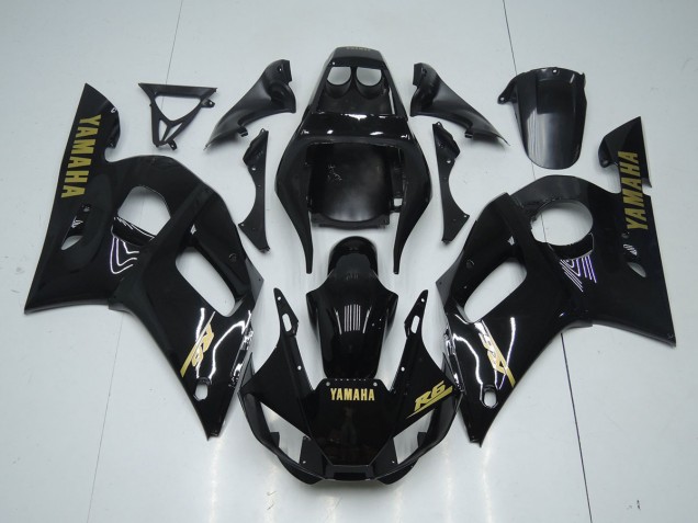 Affordable 1998-2002 Glossy Black Gold Sticker Yamaha YZF R6 Bike Fairings Affordable 1998-2002 Glossy Black Gold Sticker Yamaha YZF R6 Bike Fairings