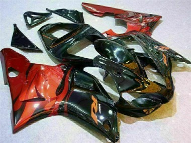 Affordable 2000-2001 Red Yamaha YZF R1 Motorcyle Fairings