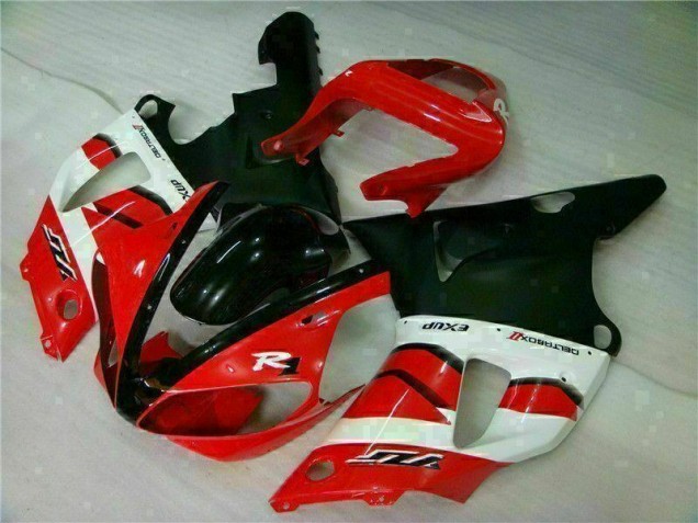Affordable 2000-2001 Red Yamaha YZF R1 Motorcycle Fairings