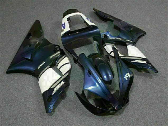 Affordable 2000-2001 Blue Yamaha YZF R1 Motorcycle Fairing Kits