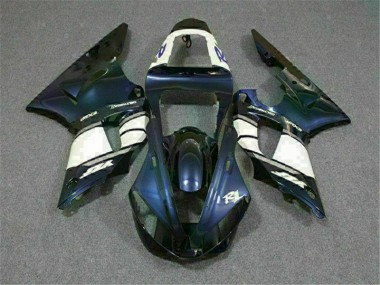 Affordable 2000-2001 Blue Yamaha YZF R1 Motorcycle Fairing Kits