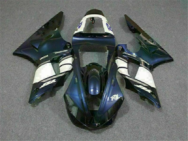 Affordable 2000-2001 Blue Yamaha YZF R1 Motorcycle Fairing Kits