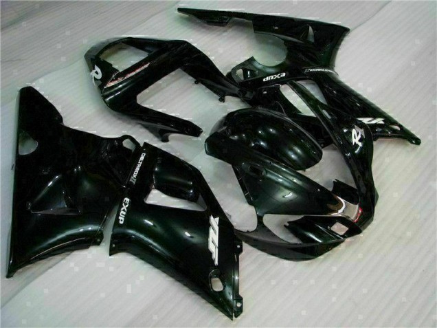 Affordable 2000-2001 Black Yamaha YZF R1 Motorcycle Fairing Kit Affordable 2000-2001 Black Yamaha YZF R1 Motorcycle Fairing Kit