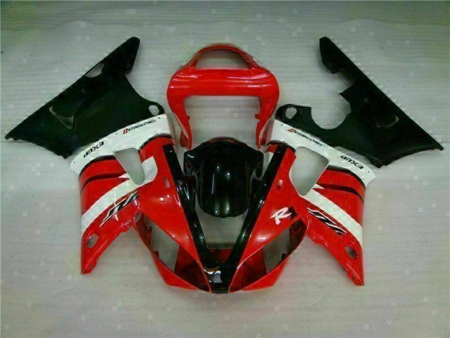 Affordable 2000-2001 Red Yamaha YZF R1 Motorcycle Replacement Fairings Affordable 2000-2001 Red Yamaha YZF R1 Motorcycle Replacement Fairings