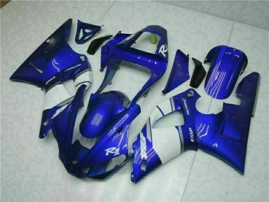 Affordable 2000-2001 Blue Yamaha YZF R1 Motorcycle Fairings Kit