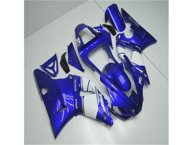 Affordable 2000-2001 Blue White Yamaha YZF R1 Motorcycle Fairings Affordable 2000-2001 Blue White Yamaha YZF R1 Motorcycle Fairings
