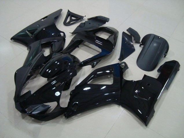 Affordable 2000-2001 Black Yamaha YZF R1 Motorcycle Fairing Kits Affordable 2000-2001 Black Yamaha YZF R1 Motorcycle Fairing Kits