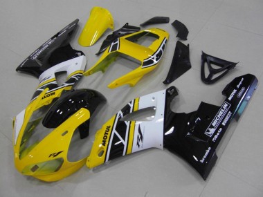 Affordable 2000-2001 Yellow Aniversary Yamaha YZF R1 Motorcycle Fairings