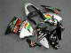 Affordable 2000-2002 Black White Eurobet Kawasaki ZX6R Bike Fairing