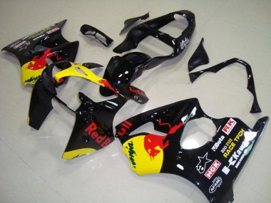 Affordable 2000-2002 Red Bull Kawasaki ZX6R Motorcycle Fairings Kits