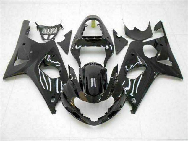 Affordable 2000-2002 Glossy Black Suzuki GSXR 1000 Motorbike Fairing Affordable 2000-2002 Glossy Black Suzuki GSXR 1000 Motorbike Fairing
