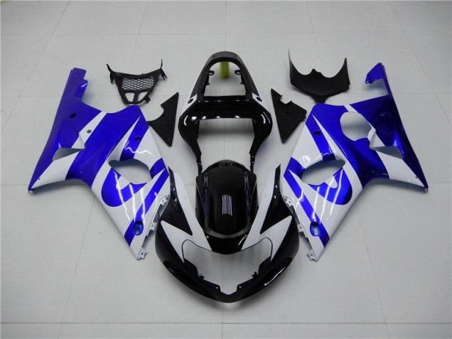 Affordable 2000-2002 Blue White Suzuki GSXR 1000 Bike Fairing Kit Affordable 2000-2002 Blue White Suzuki GSXR 1000 Bike Fairing Kit
