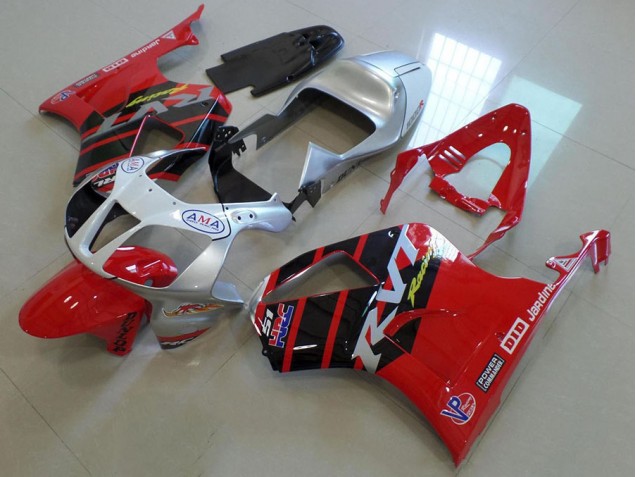 Affordable 2000-2006 Red Silver Honda VTR1000 Motorbike Fairing Affordable 2000-2006 Red Silver Honda VTR1000 Motorbike Fairing