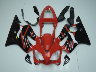 Affordable 2001-2003 Red Black Honda CBR600 F4i Motorcycle Fairing Kits & Plastic Bodywork MF1470