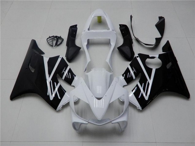 Affordable 2001-2003 White Black Honda CBR600 F4i Motorcycle Bodywork