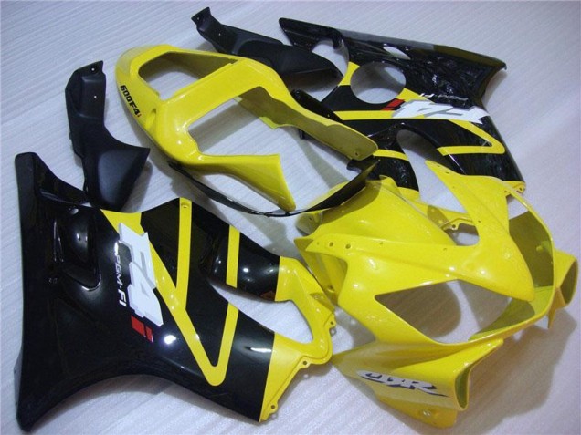 Affordable 2001-2003 Yellow Black Honda CBR600 F4i Motorbike Fairing Kits