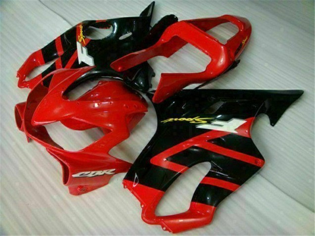 Affordable 2001-2003 Red Black Honda CBR600 F4i Motorcycle Fairings Kits