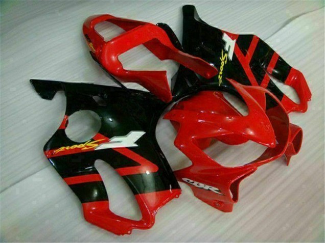 Affordable 2001-2003 Red Black Honda CBR600 F4i Motorcycle Fairings Kits