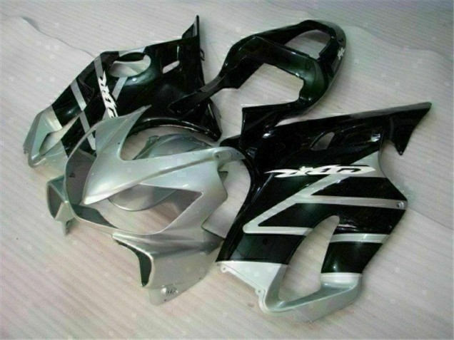 Affordable 2001-2003 Black Silver Honda CBR600 F4i Motorcycle Fairing