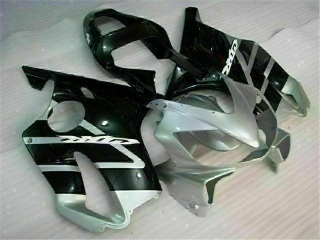 Affordable 2001-2003 Black Silver Honda CBR600 F4i Motorcycle Fairing