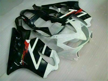 Affordable 2001-2003 White Black Honda CBR600 F4i Motorcycle Fairing Kits & Plastic Bodywork MF1491