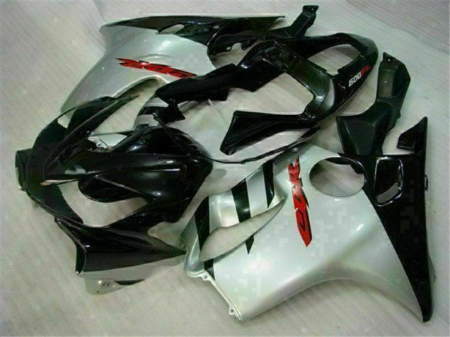 Affordable 2001-2003 Black Silver Honda CBR600 F4i Bike Fairing Kit