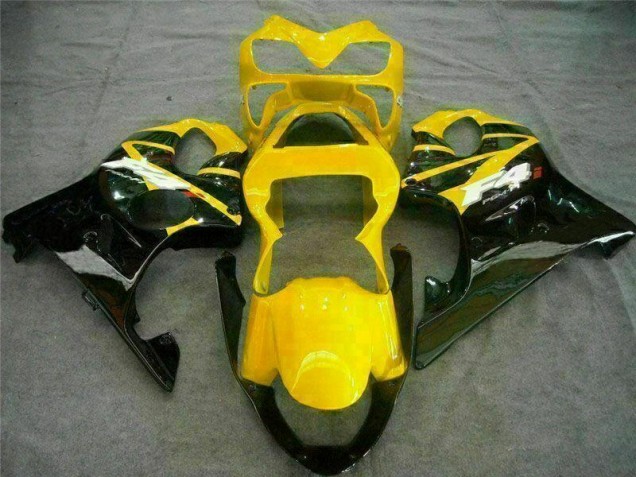 Affordable 2001-2003 Yellow Black Honda CBR600 F4i Bike Fairings
