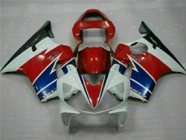 Affordable 2001-2003 Red White Blue Honda CBR600 F4i Replacement Motorcycle Fairings