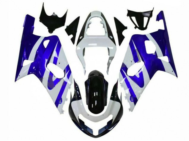 Affordable 2001-2003 Blue White Suzuki GSXR 600/750 Motorcylce Fairings Affordable 2001-2003 Blue White Suzuki GSXR 600/750 Motorcylce Fairings