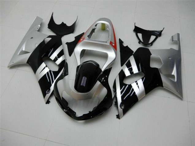 Affordable 2001-2003 Black Silver Suzuki GSXR 600/750 Motorbike Fairing Affordable 2001-2003 Black Silver Suzuki GSXR 600/750 Motorbike Fairing