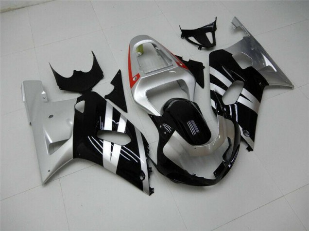 Affordable 2001-2003 Black Silver Suzuki GSXR 600/750 Motorbike Fairing Affordable 2001-2003 Black Silver Suzuki GSXR 600/750 Motorbike Fairing