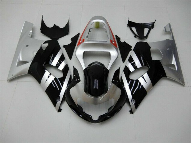 Affordable 2001-2003 Black Silver Suzuki GSXR 600/750 Motorbike Fairing Affordable 2001-2003 Black Silver Suzuki GSXR 600/750 Motorbike Fairing