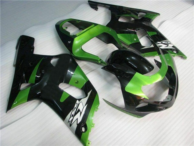 Affordable 2001-2003 Green Black Suzuki GSXR 600/750 Motorbike Fairing Affordable 2001-2003 Green Black Suzuki GSXR 600/750 Motorbike Fairing