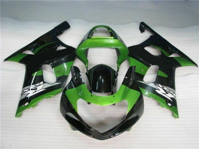 Affordable 2001-2003 Green Black Suzuki GSXR 600/750 Motorbike Fairing Affordable 2001-2003 Green Black Suzuki GSXR 600/750 Motorbike Fairing