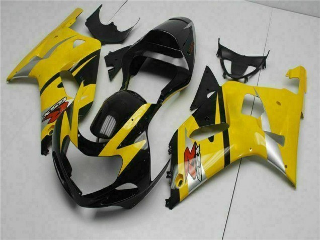 Affordable 2001-2003 Yellow Suzuki GSXR 600/750 Replacement Motorcycle Fairings Affordable 2001-2003 Yellow Suzuki GSXR 600/750 Replacement Motorcycle Fairings